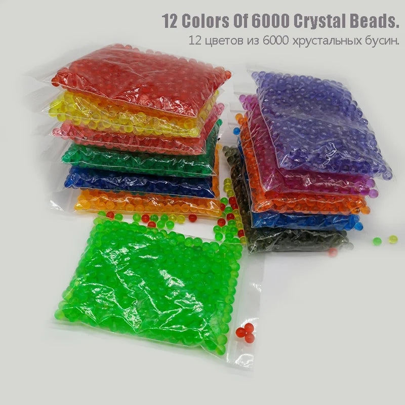 Beads puzzle Crystal DIY water spray beads perlen set ball games 3D handmade magic toys for children Water Mist Magic Beads