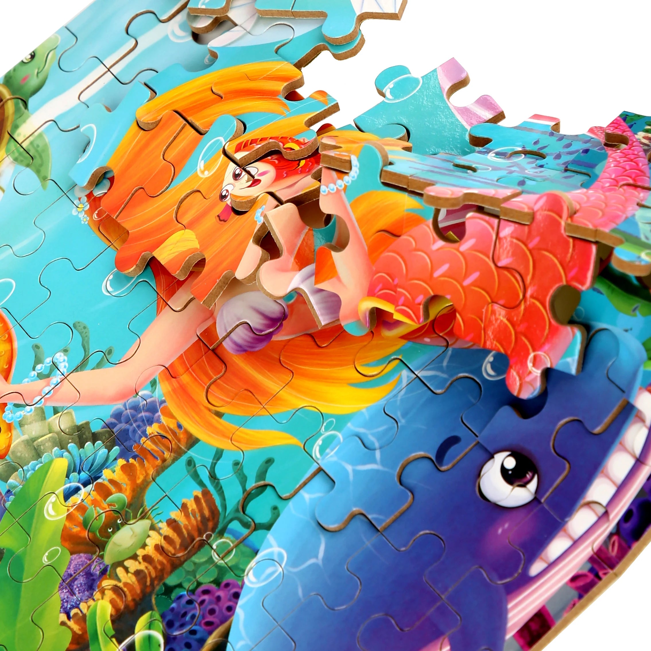 100 Pieces Wooden Toys Puzzle Toy Cartoon Animal Wood Jigsaw Puzzles Child Early Educational Learning Toys for Children