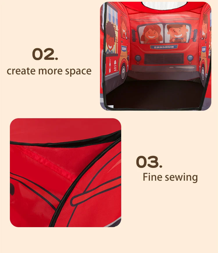 Car Tent Indoor and Outdoor Baby Game Park No Installation Foldable Baby Early Education Toys