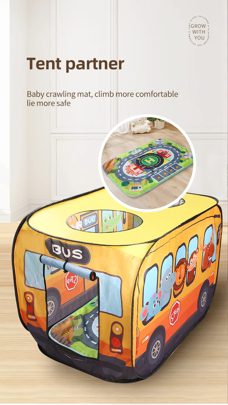 Car Tent Indoor and Outdoor Baby Game Park No Installation Foldable Baby Early Education Toys