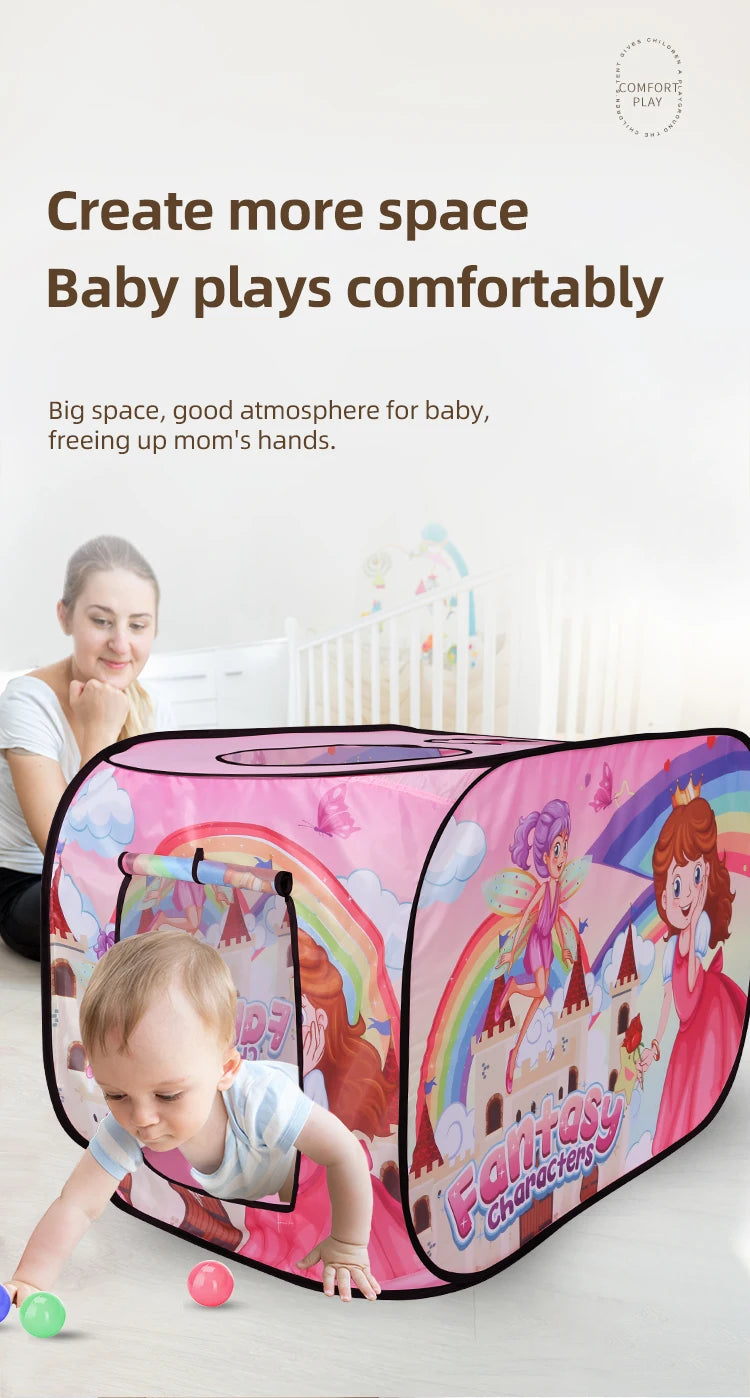 Car Tent Indoor and Outdoor Baby Game Park No Installation Foldable Baby Early Education Toys