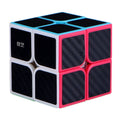 QIYI Cube 2x2 3x3 4x4 5x5  Pyramid Maple leaf Carbon Fiber Sticker Speed Magic Cube Puzzle Toys For Children Kids Gift Toy