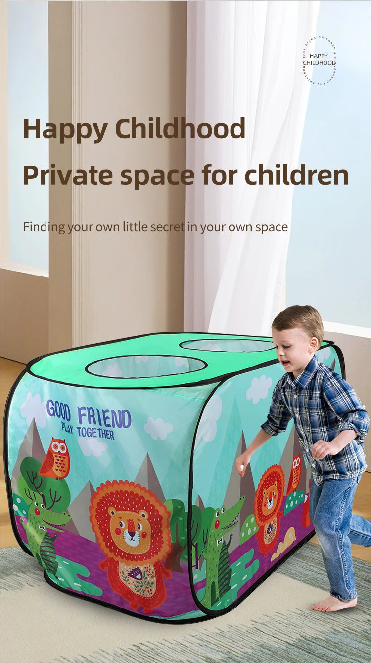 Car Tent Indoor and Outdoor Baby Game Park No Installation Foldable Baby Early Education Toys