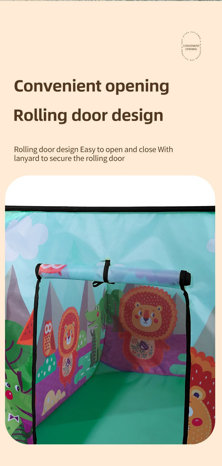 Car Tent Indoor and Outdoor Baby Game Park No Installation Foldable Baby Early Education Toys