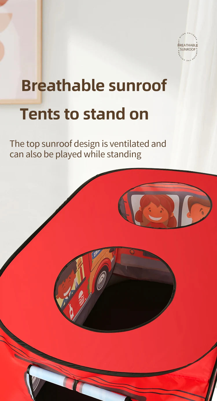 Car Tent Indoor and Outdoor Baby Game Park No Installation Foldable Baby Early Education Toys