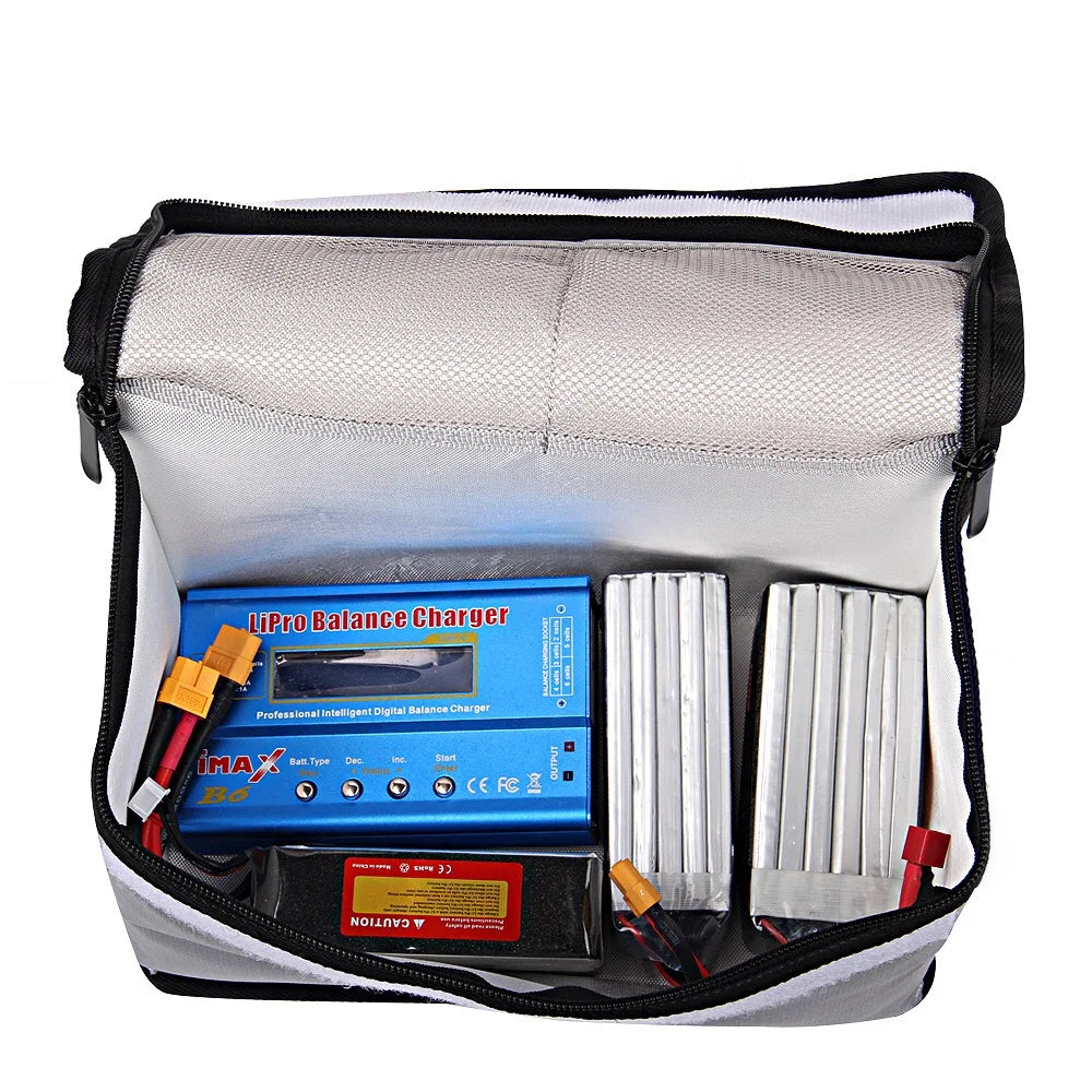 LiPo Battery Portable Fireproof Safety Bag Explosion Proof Fire Resistant Charging Sack Battery Safe Bag For Battey waterproof