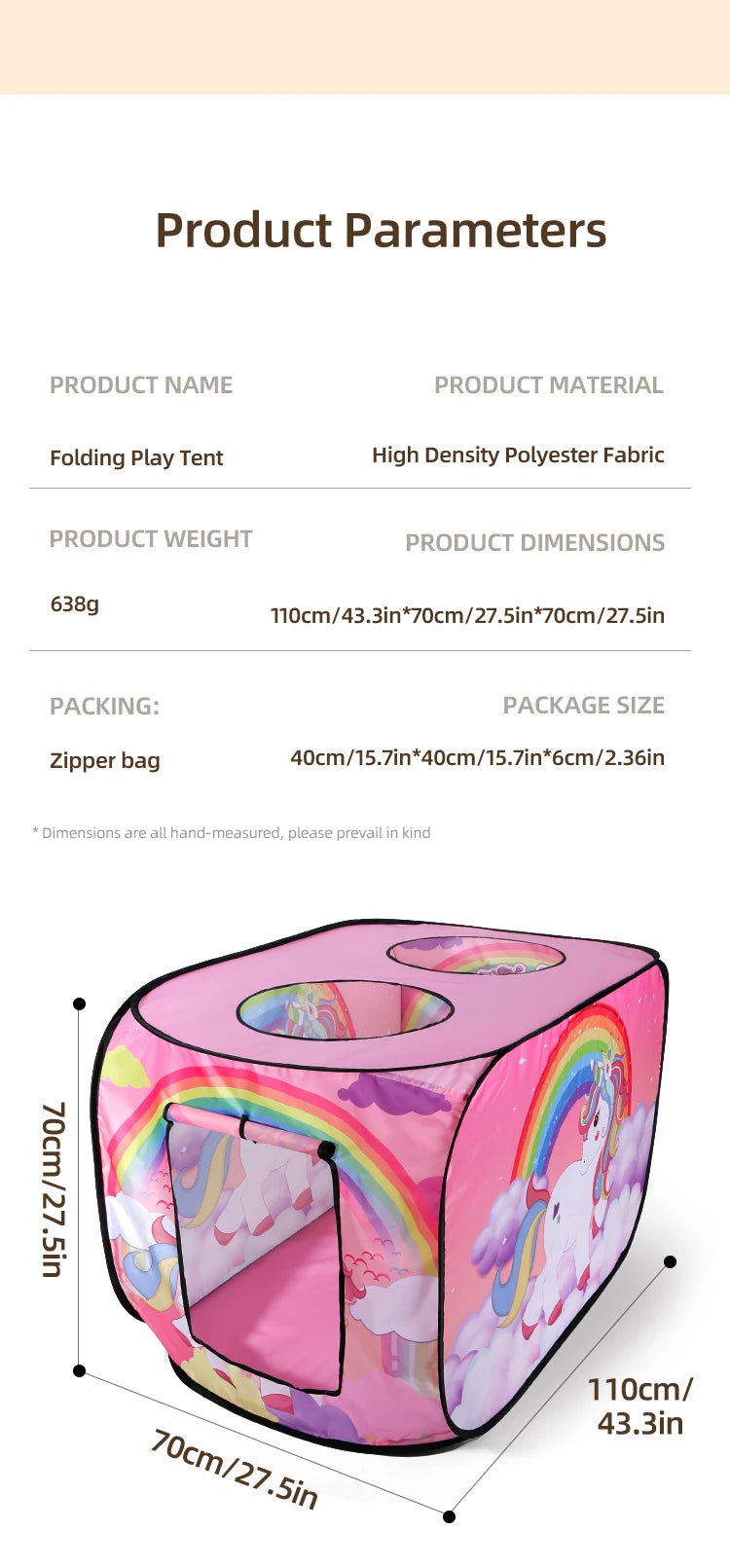 Car Tent Indoor and Outdoor Baby Game Park No Installation Foldable Baby Early Education Toys