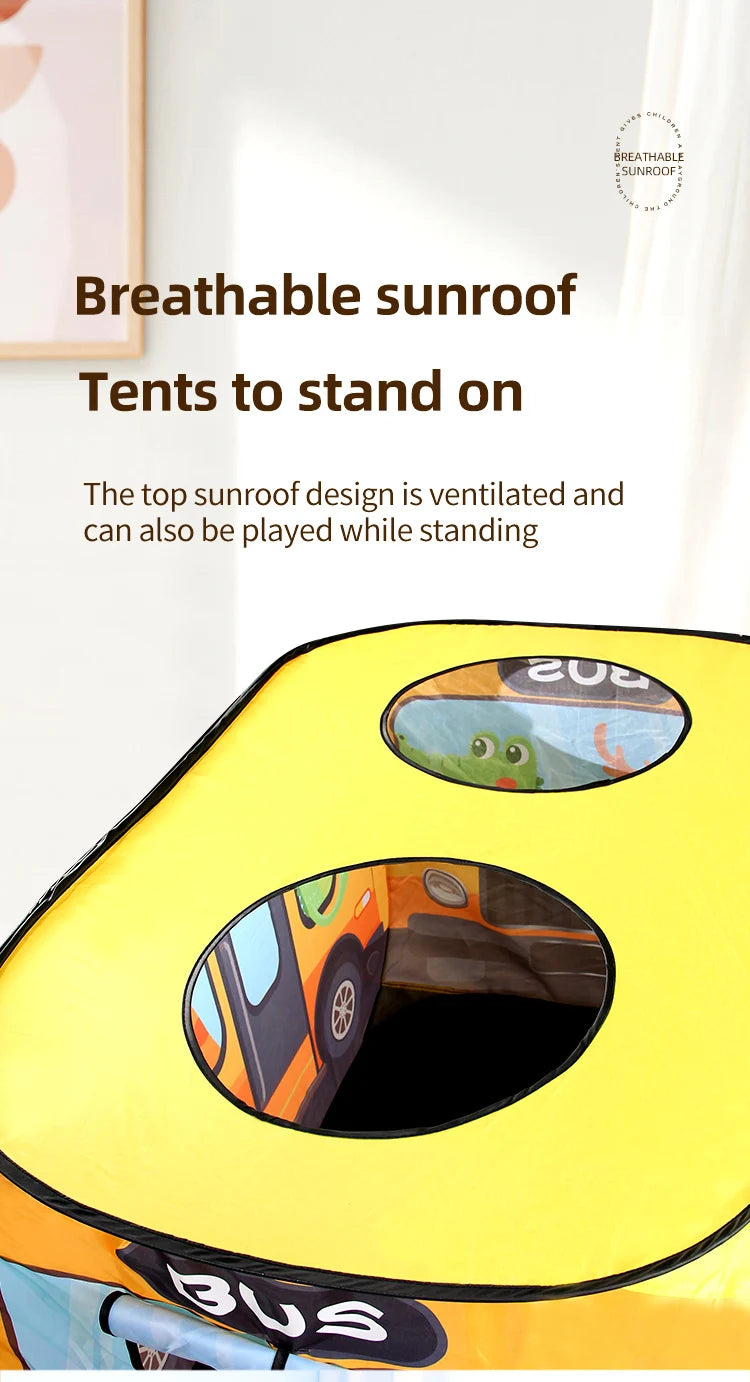 Car Tent Indoor and Outdoor Baby Game Park No Installation Foldable Baby Early Education Toys