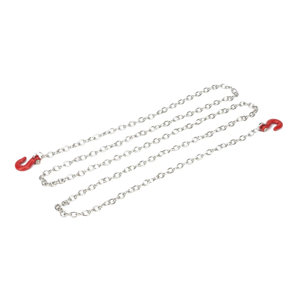 1/10 Scale Metal Tow Hook D-ring Winch Anchor Shackle Chain Recovery Tool for RC Crawler Car Axial SCX10 III  TRX4 TRX6