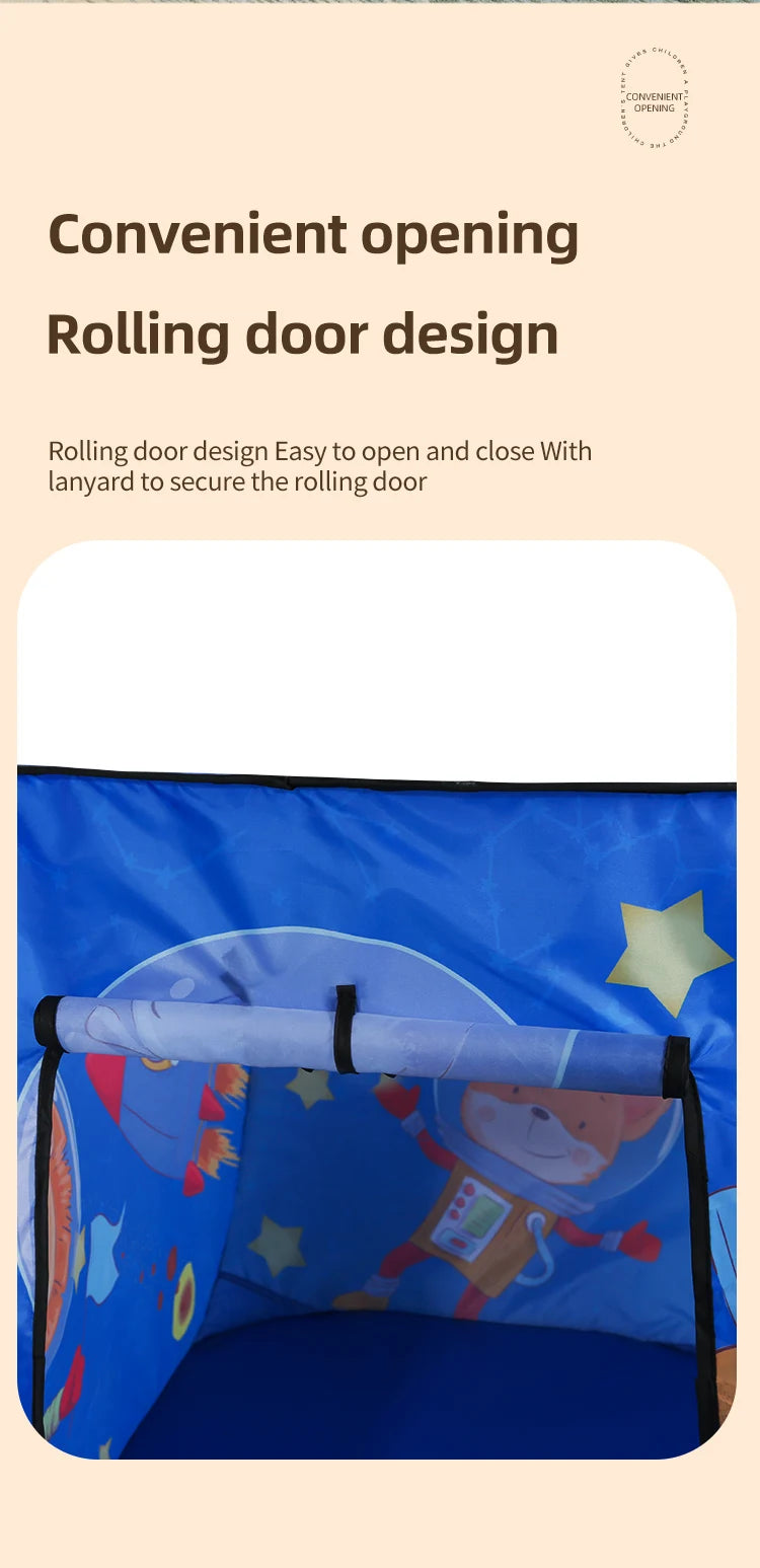 Car Tent Indoor and Outdoor Baby Game Park No Installation Foldable Baby Early Education Toys