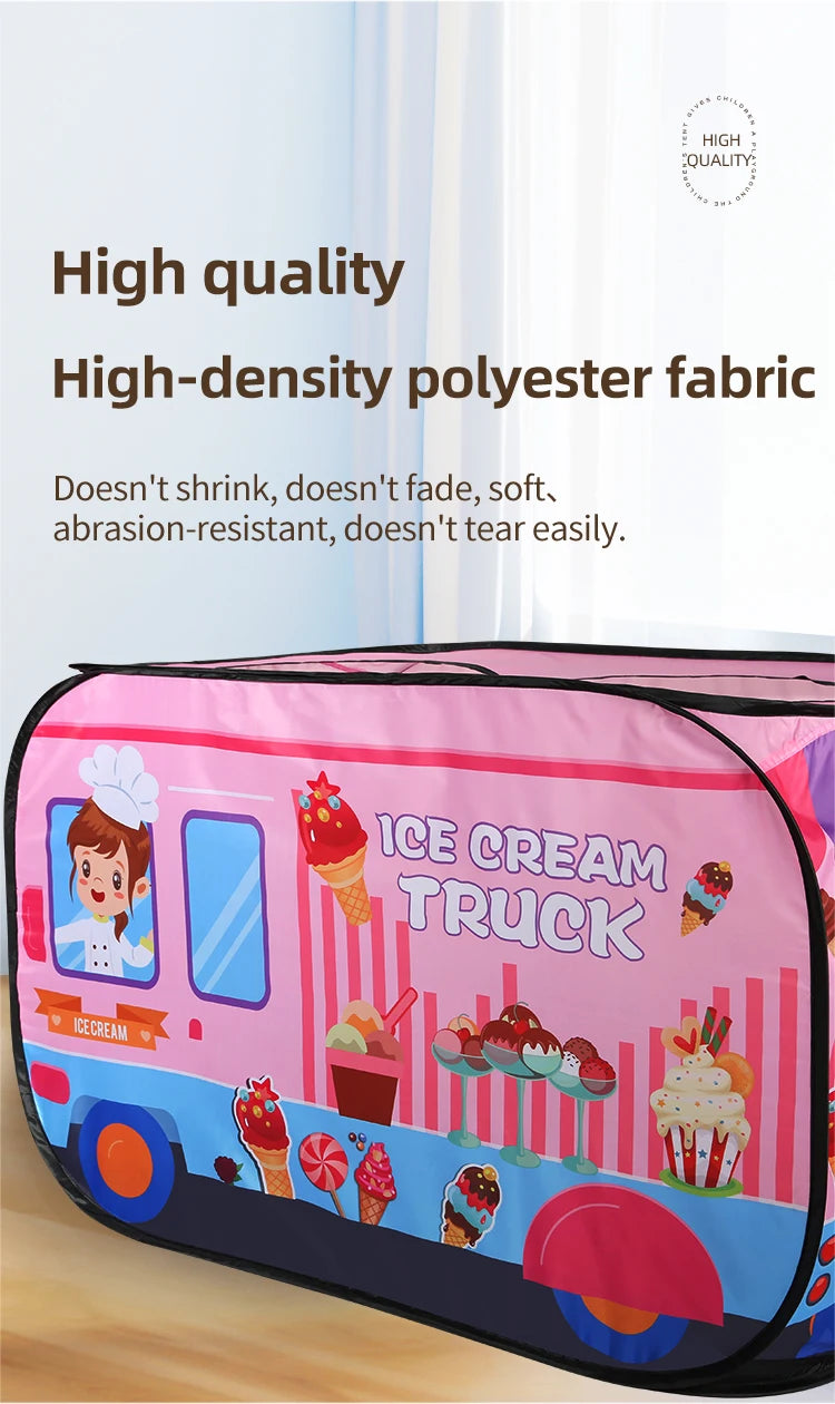 Car Tent Indoor and Outdoor Baby Game Park No Installation Foldable Baby Early Education Toys