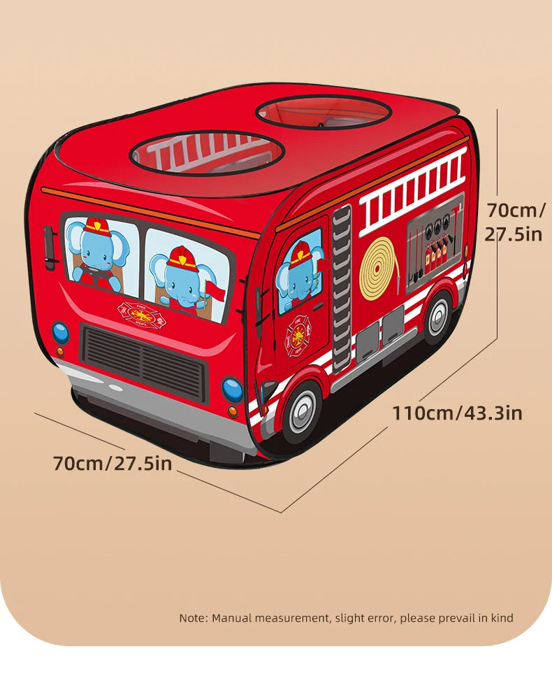 Car Tent Indoor and Outdoor Baby Game Park No Installation Foldable Baby Early Education Toys