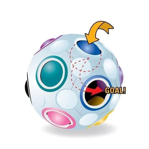 Balle Puzzle Arc-en-ciel Brain Training