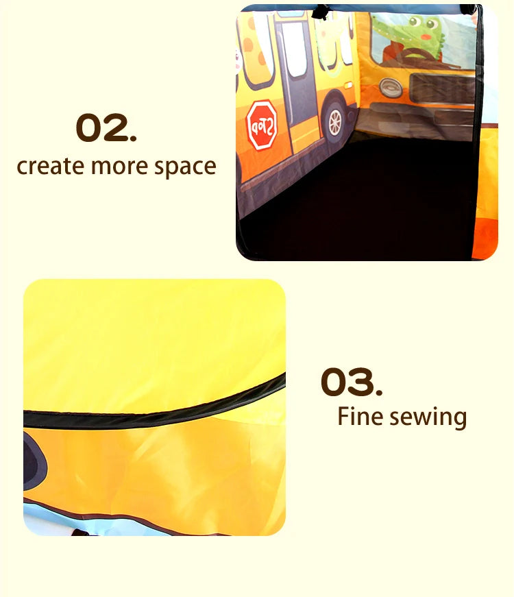 Car Tent Indoor and Outdoor Baby Game Park No Installation Foldable Baby Early Education Toys