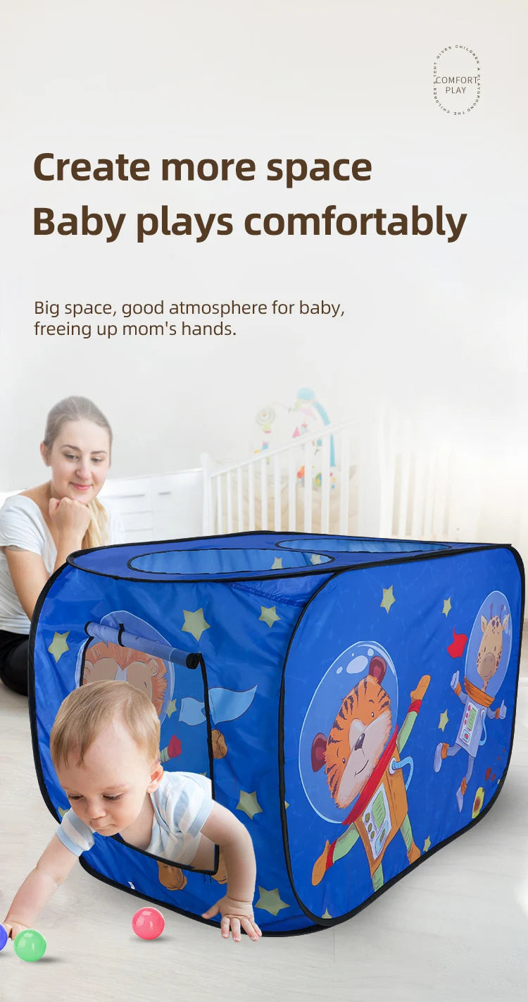 Car Tent Indoor and Outdoor Baby Game Park No Installation Foldable Baby Early Education Toys
