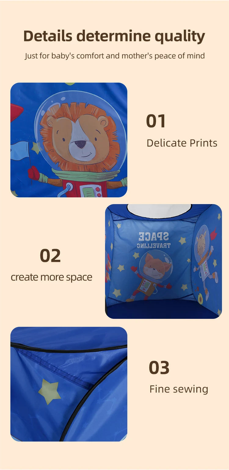 Car Tent Indoor and Outdoor Baby Game Park No Installation Foldable Baby Early Education Toys