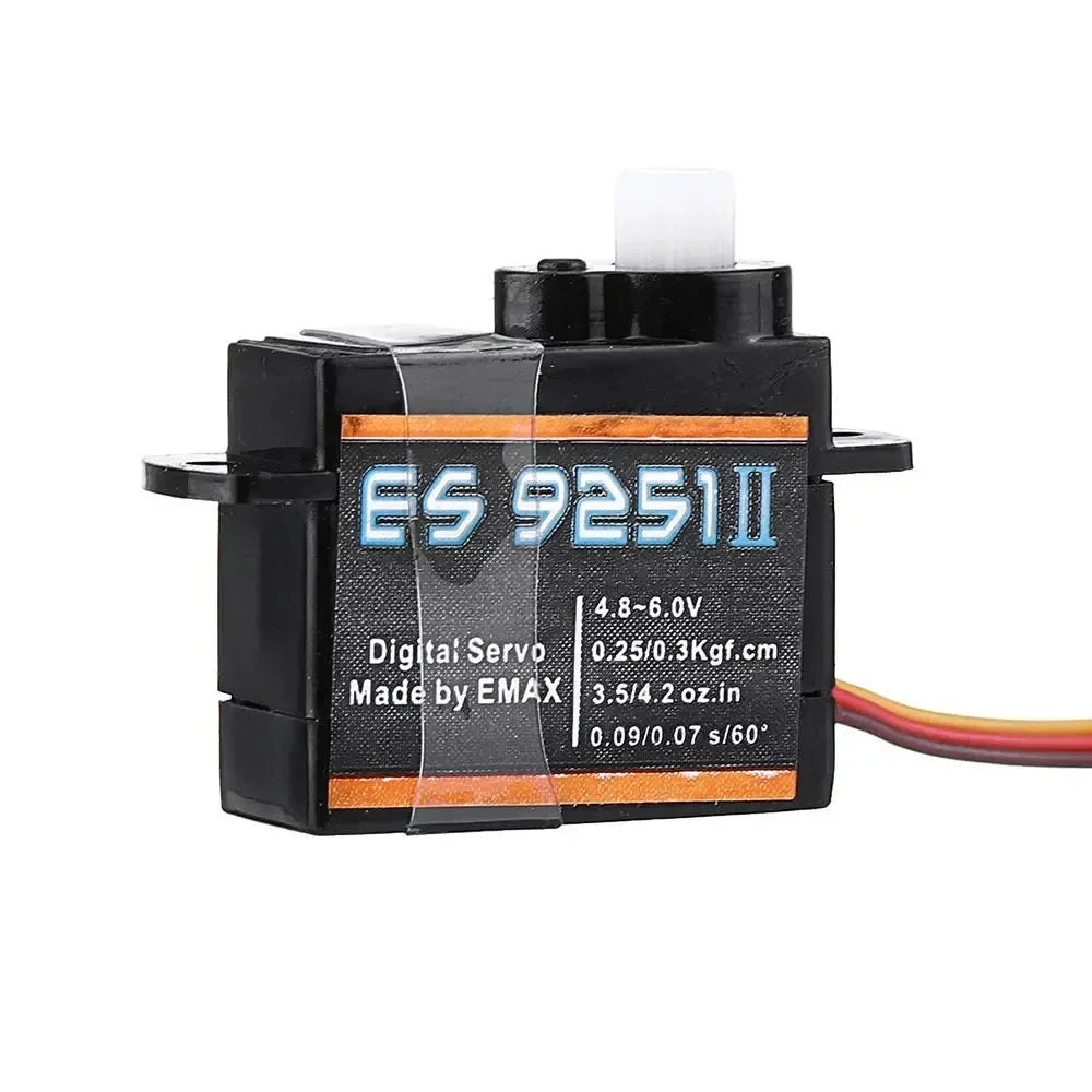 EMAX New ES9051 ES9251 4.3g/2.5G Digital Servo Motor Plastic Gear 0.8kg Torque for 3D F3P Airplanes