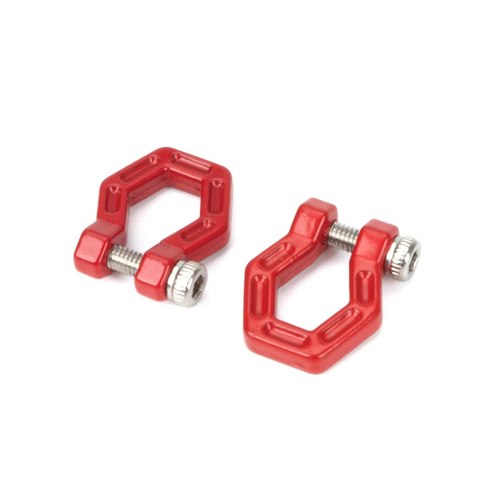 1/10 Scale Metal Tow Hook D-ring Winch Anchor Shackle Chain Recovery Tool for RC Crawler Car Axial SCX10 III  TRX4 TRX6