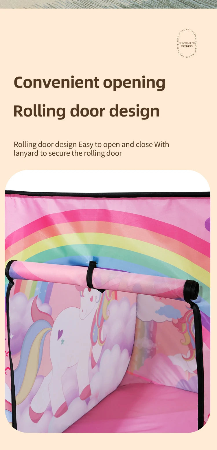 Car Tent Indoor and Outdoor Baby Game Park No Installation Foldable Baby Early Education Toys