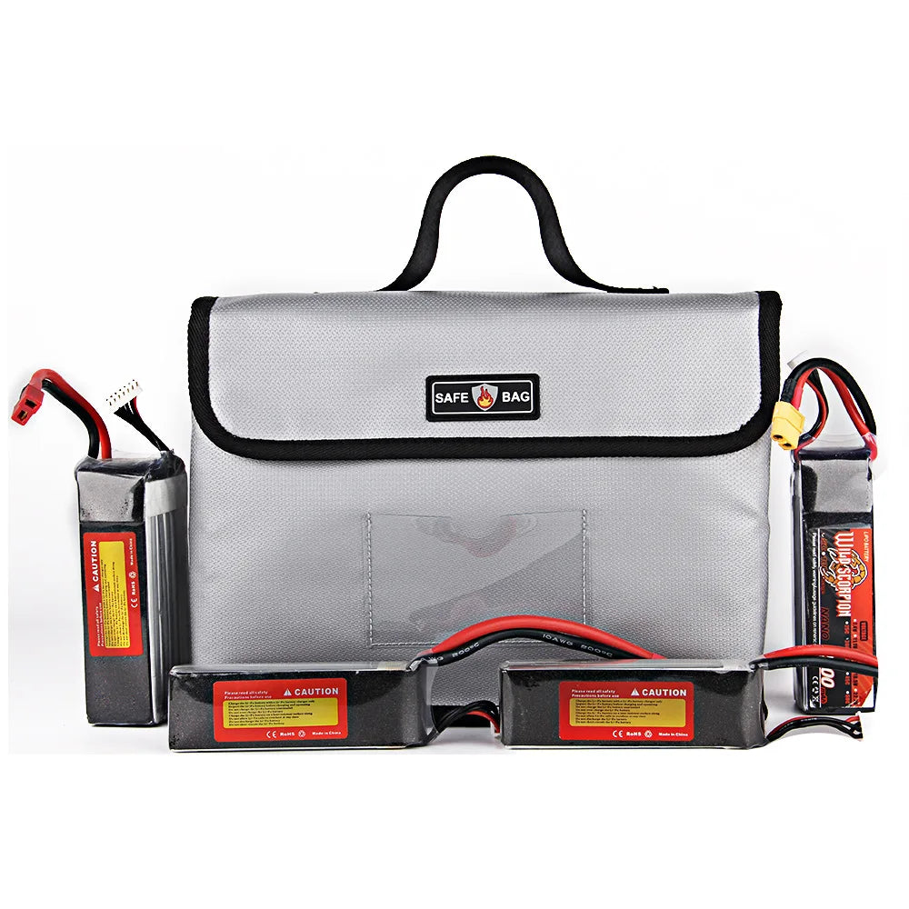 LiPo Battery Portable Fireproof Safety Bag Explosion Proof Fire Resistant Charging Sack Battery Safe Bag For Battey waterproof