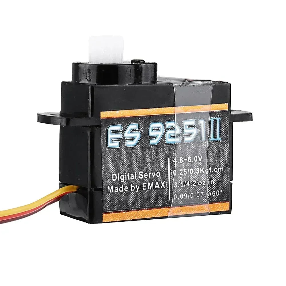 EMAX New ES9051 ES9251 4.3g/2.5G Digital Servo Motor Plastic Gear 0.8kg Torque for 3D F3P Airplanes