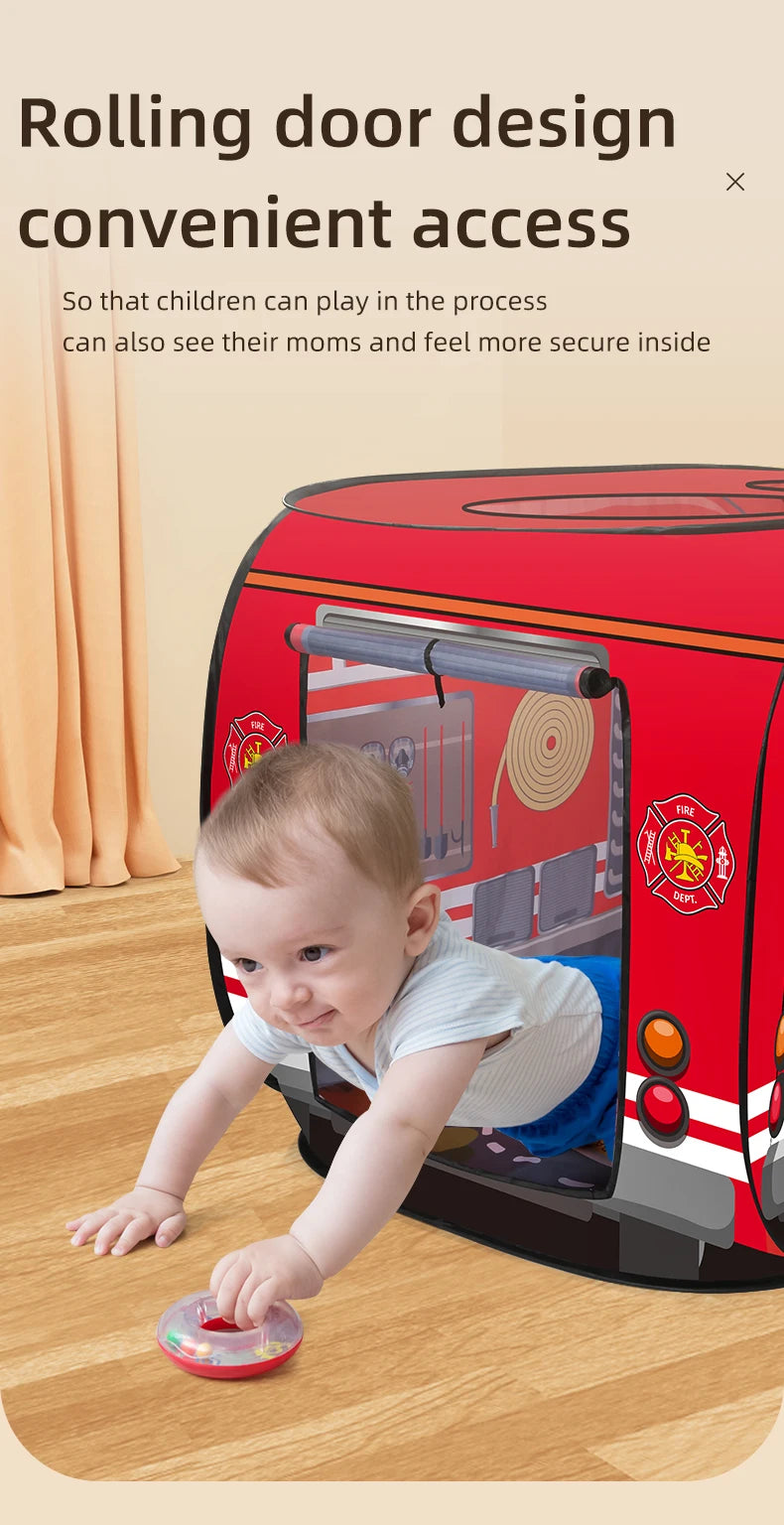 Car Tent Indoor and Outdoor Baby Game Park No Installation Foldable Baby Early Education Toys