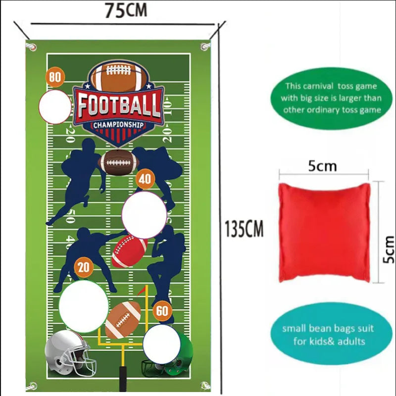 Funny Play Bean Bags Toy Game - Safe Tossing Throwing Bags For Adults Children Outdoor Xmas Party Carnival Games Toys