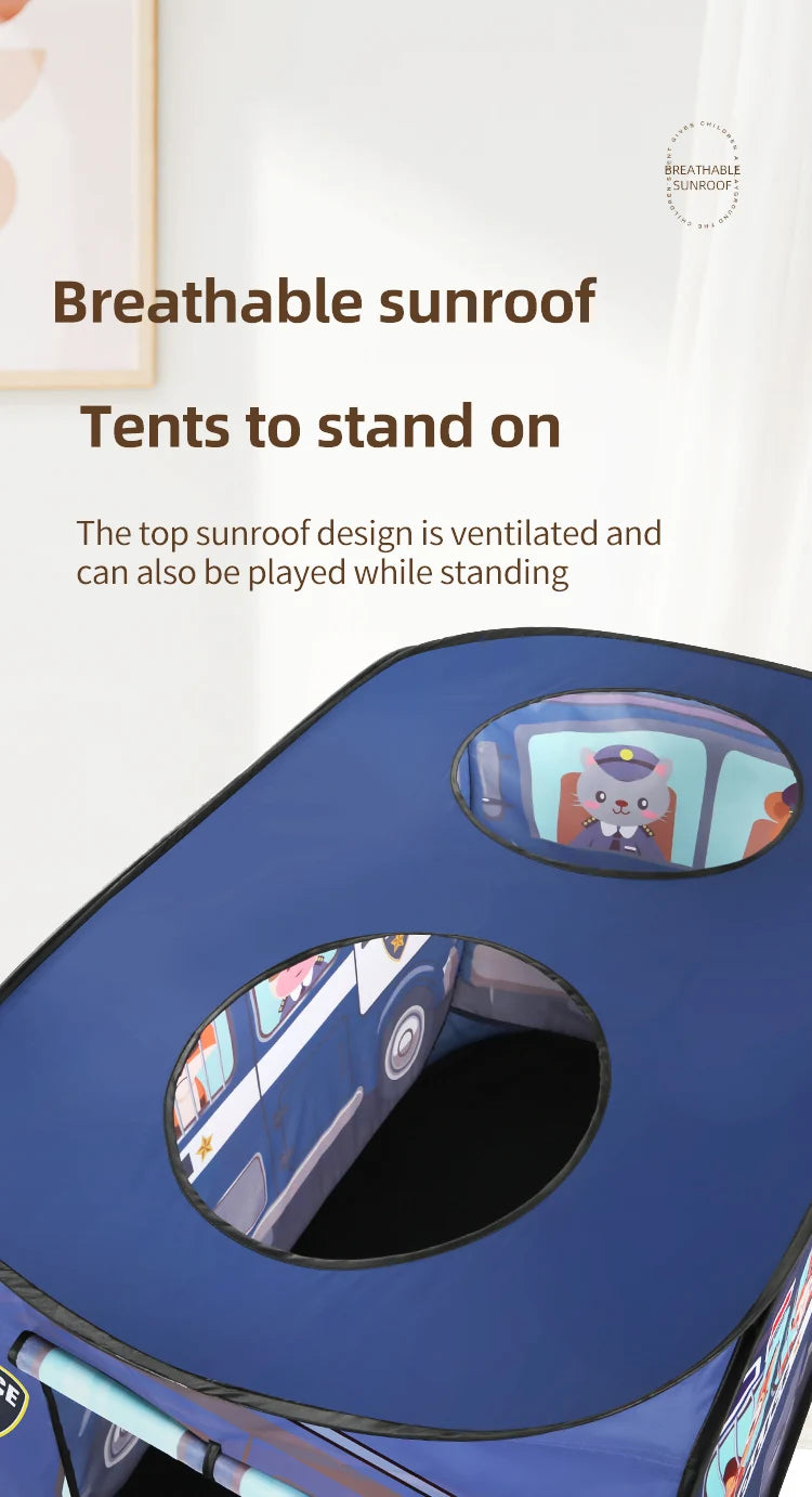 Car Tent Indoor and Outdoor Baby Game Park No Installation Foldable Baby Early Education Toys