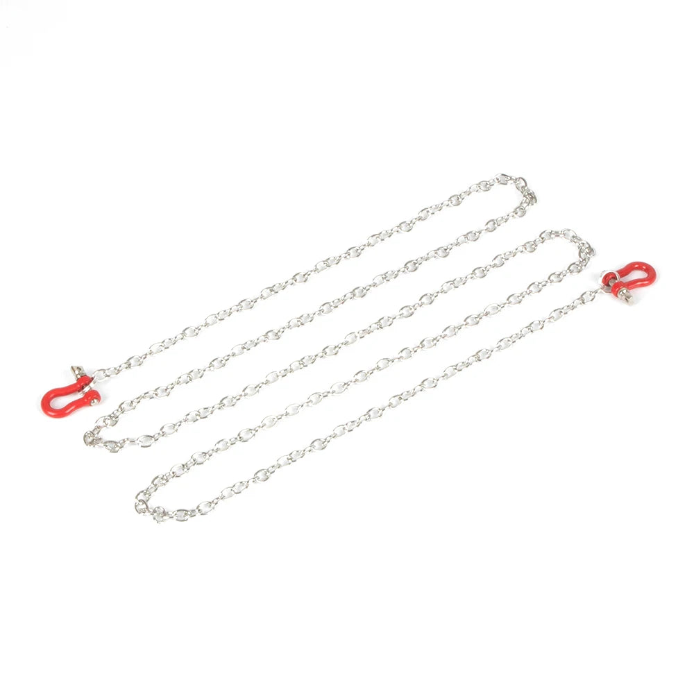 1/10 Scale Metal Tow Hook D-ring Winch Anchor Shackle Chain Recovery Tool for RC Crawler Car Axial SCX10 III  TRX4 TRX6