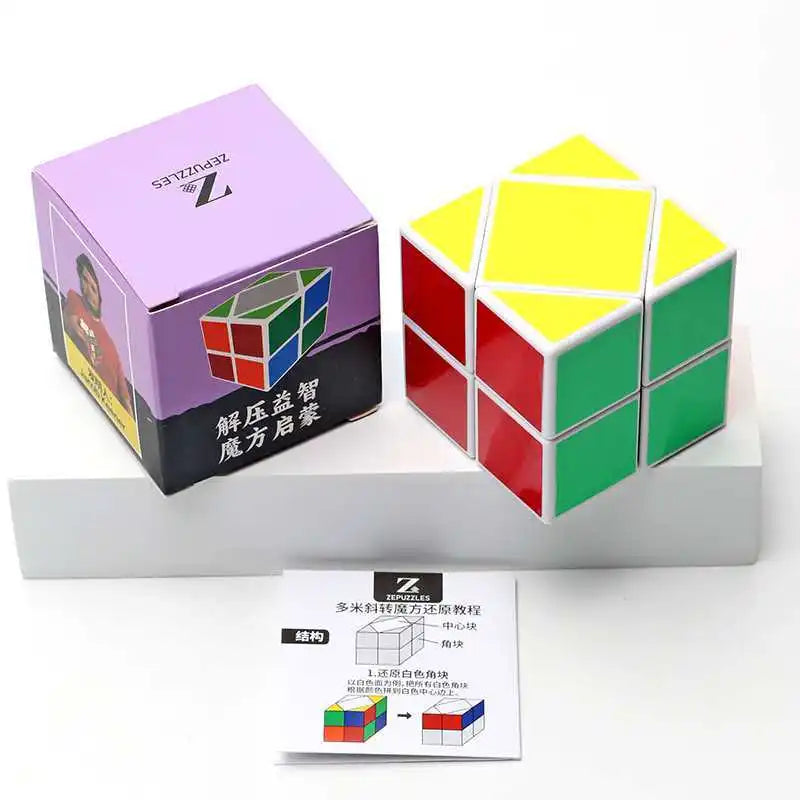 Domino Skewb Speed Cubes 2x2x2 Brain Teasers For Kids Teens Adults Educational Gifts Zauberwürfel Cubo Mágico кубик рубика