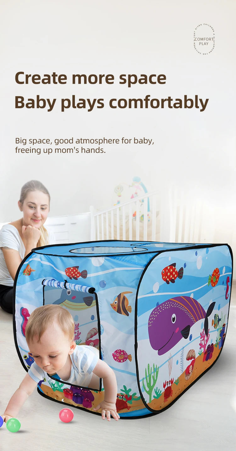 Car Tent Indoor and Outdoor Baby Game Park No Installation Foldable Baby Early Education Toys