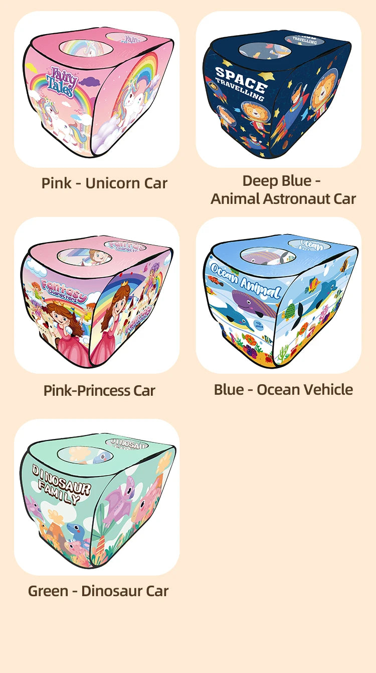 Car Tent Indoor and Outdoor Baby Game Park No Installation Foldable Baby Early Education Toys