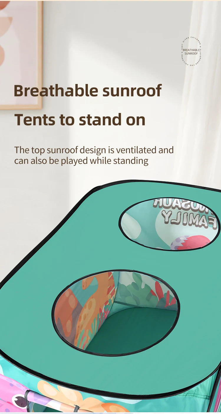 Car Tent Indoor and Outdoor Baby Game Park No Installation Foldable Baby Early Education Toys