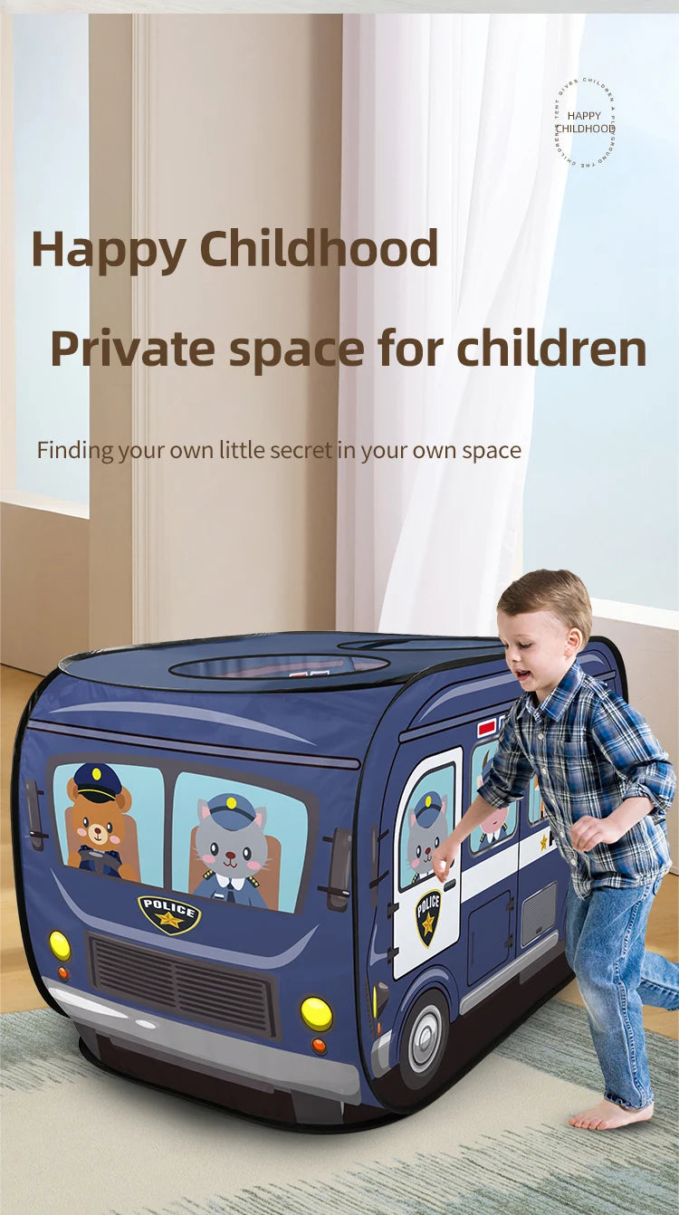 Car Tent Indoor and Outdoor Baby Game Park No Installation Foldable Baby Early Education Toys