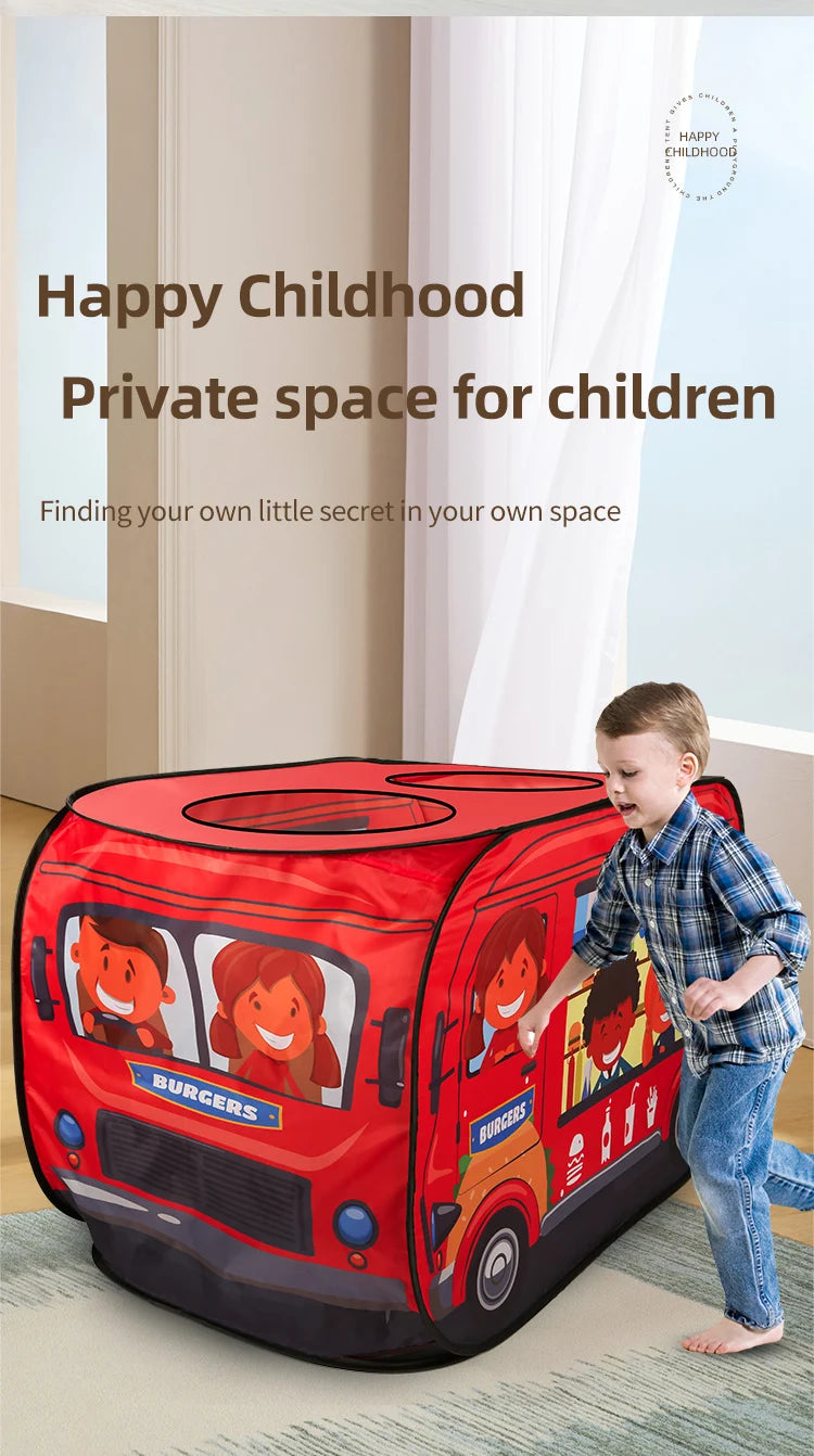 Car Tent Indoor and Outdoor Baby Game Park No Installation Foldable Baby Early Education Toys
