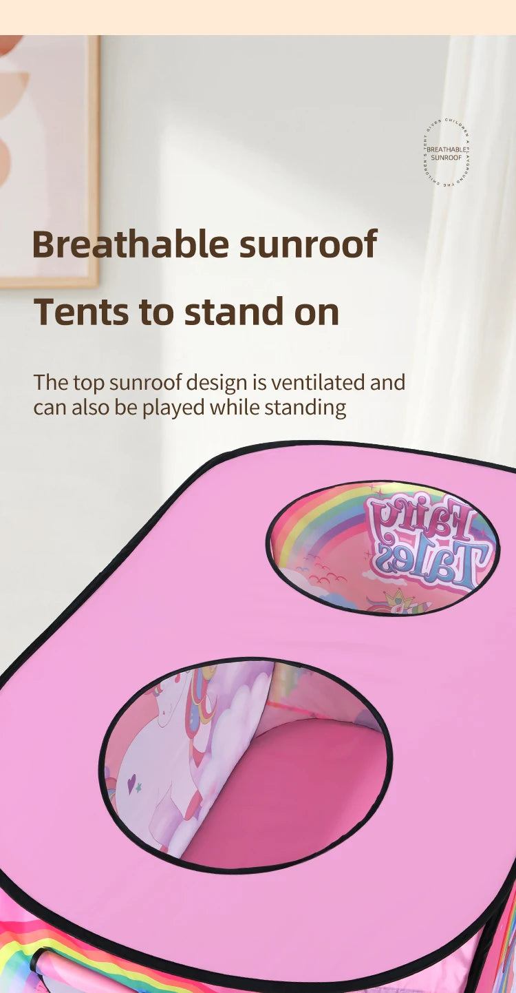 Car Tent Indoor and Outdoor Baby Game Park No Installation Foldable Baby Early Education Toys