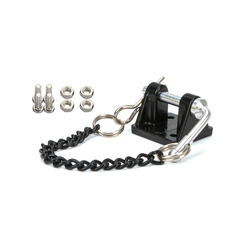 1/10 Scale Metal Tow Hook D-ring Winch Anchor Shackle Chain Recovery Tool for RC Crawler Car Axial SCX10 III  TRX4 TRX6