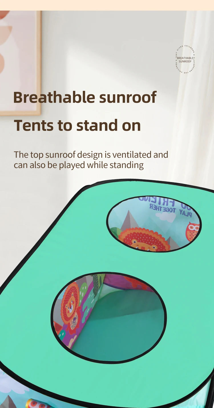 Car Tent Indoor and Outdoor Baby Game Park No Installation Foldable Baby Early Education Toys