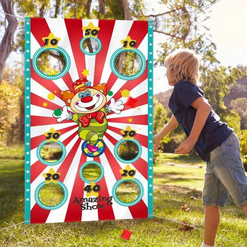 Funny Play Bean Bags Toy Game - Safe Tossing Throwing Bags For Adults Children Outdoor Xmas Party Carnival Games Toys