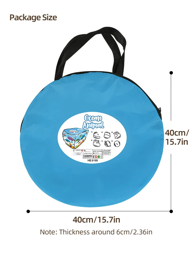 Car Tent Indoor and Outdoor Baby Game Park No Installation Foldable Baby Early Education Toys