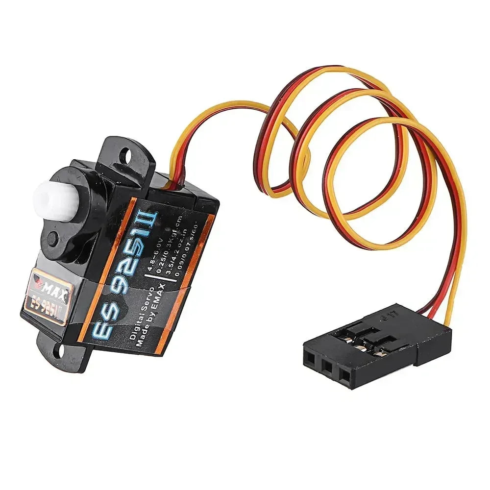 EMAX New ES9051 ES9251 4.3g/2.5G Digital Servo Motor Plastic Gear 0.8kg Torque for 3D F3P Airplanes