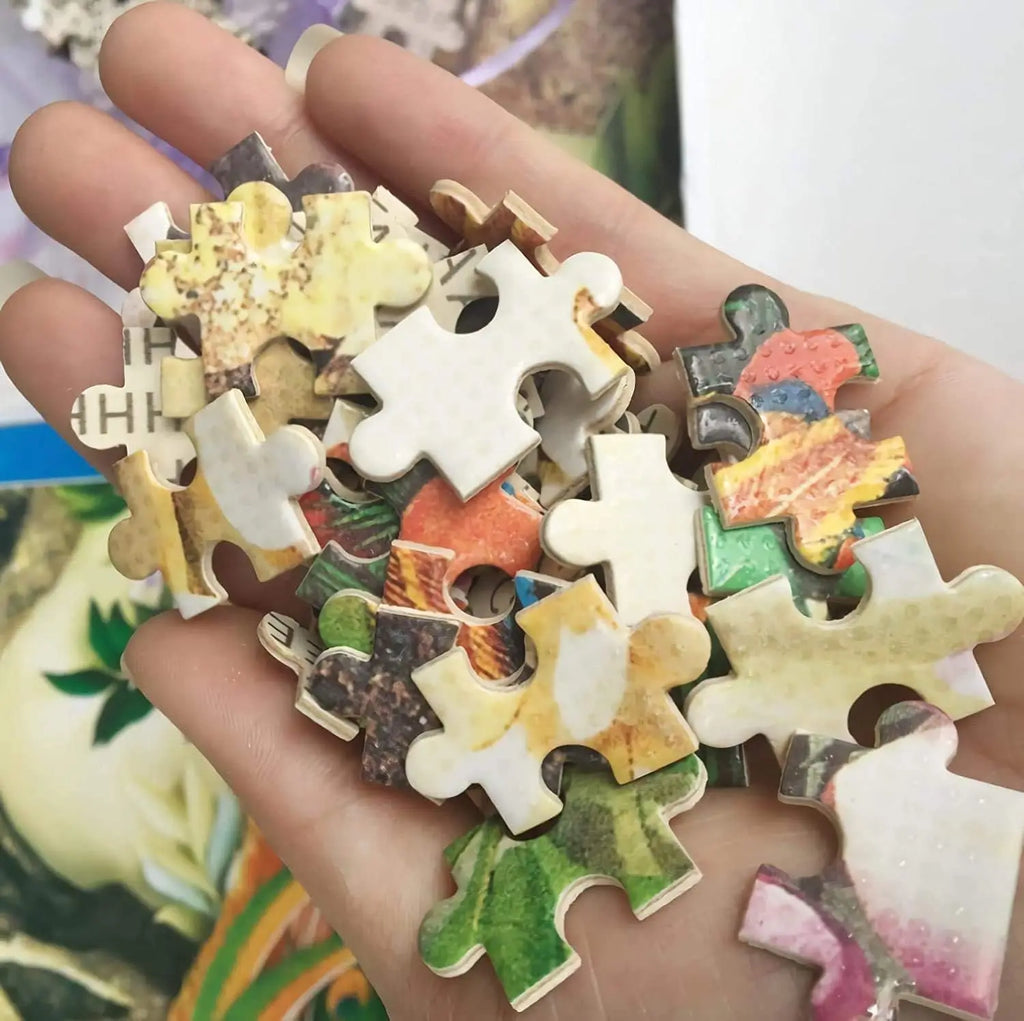 1000/500/300 Pieces Wooden Puzzle for Sleepy Time Jigsaw Puzzles for Challenging Family Activity Games Party Birthday Gift