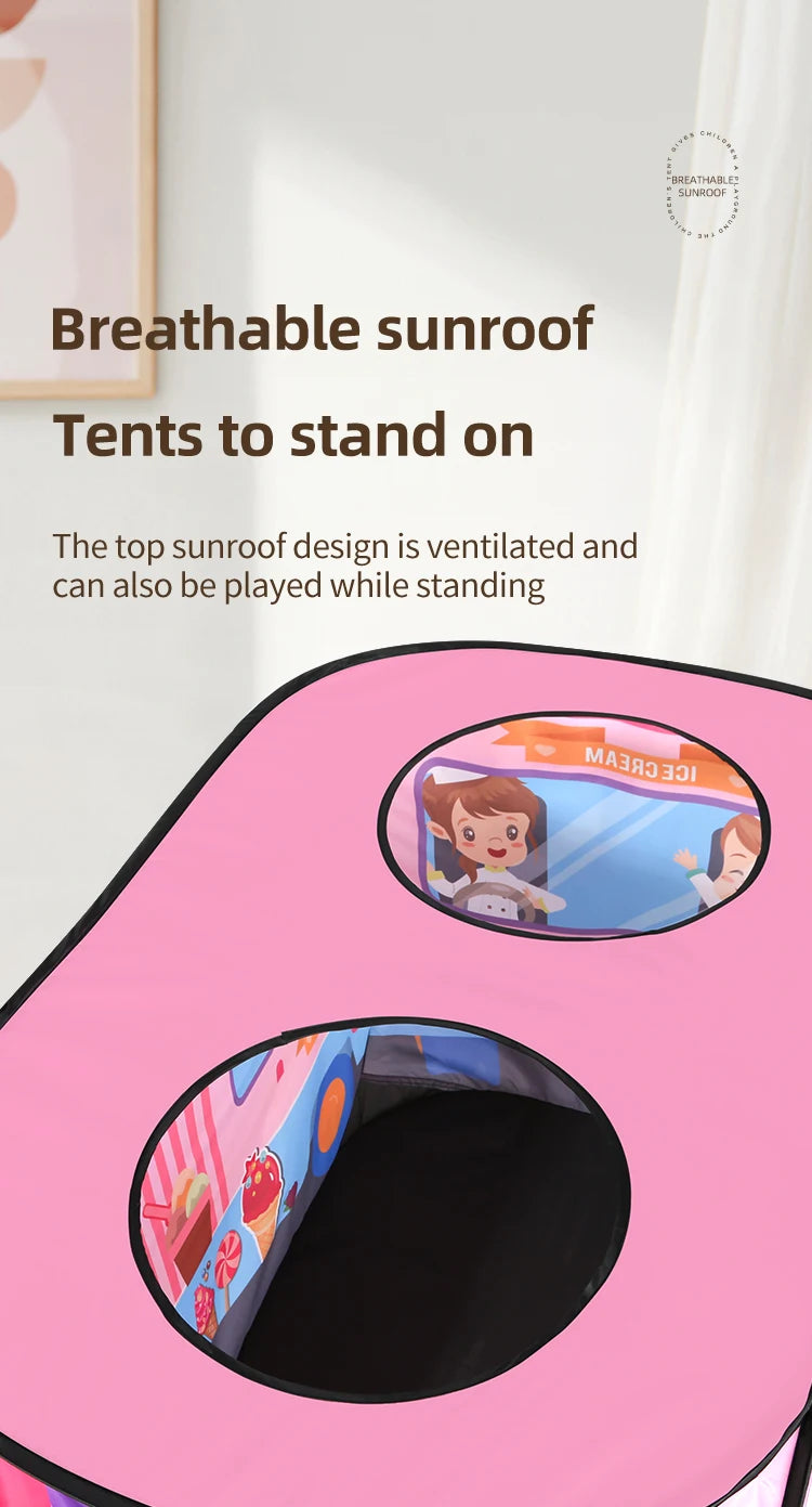 Car Tent Indoor and Outdoor Baby Game Park No Installation Foldable Baby Early Education Toys
