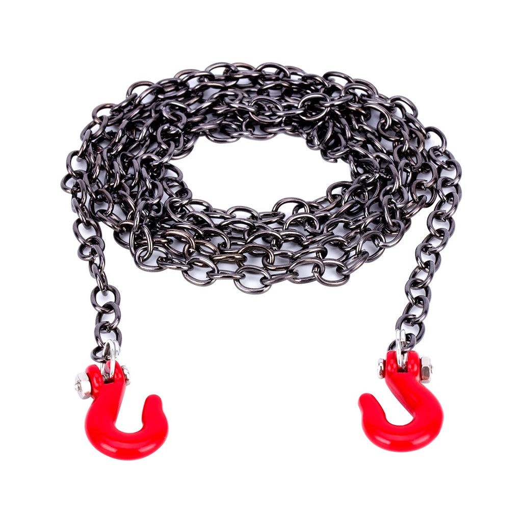 1/10 Scale Metal Tow Hook D-ring Winch Anchor Shackle Chain Recovery Tool for RC Crawler Car Axial SCX10 III  TRX4 TRX6