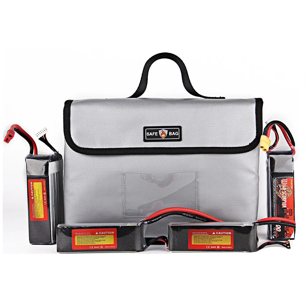 LiPo Battery Portable Fireproof Safety Bag Explosion Proof Fire Resistant Charging Sack Battery Safe Bag For Battey waterproof