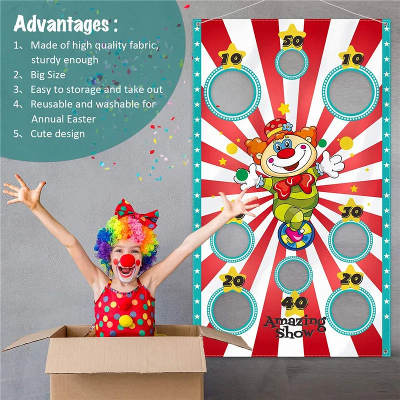 Funny Play Bean Bags Toy Game - Safe Tossing Throwing Bags For Adults Children Outdoor Xmas Party Carnival Games Toys