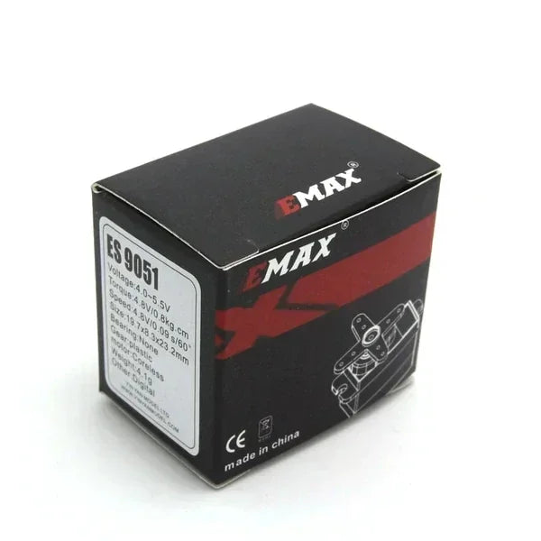 EMAX New ES9051 ES9251 4.3g/2.5G Digital Servo Motor Plastic Gear 0.8kg Torque for 3D F3P Airplanes