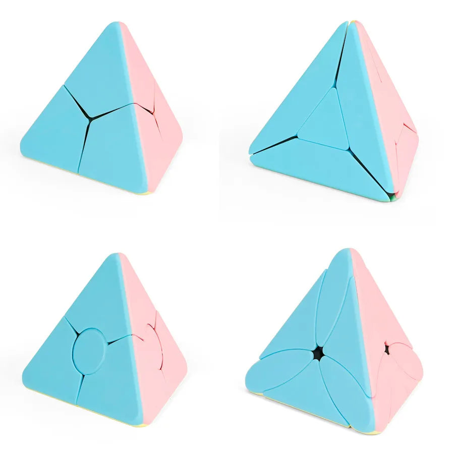 MoYu Cubing Classroom Corner Twist Bead Boomerang Windmill Maple leaf Triangle Pyramid Puzzle Macaroon JinZiTa Magic Cubes Kids
