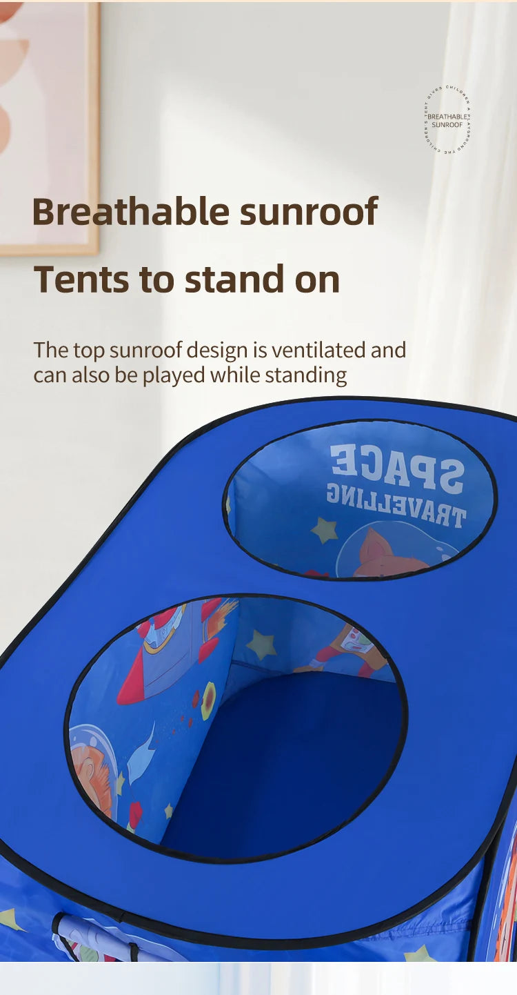 Car Tent Indoor and Outdoor Baby Game Park No Installation Foldable Baby Early Education Toys