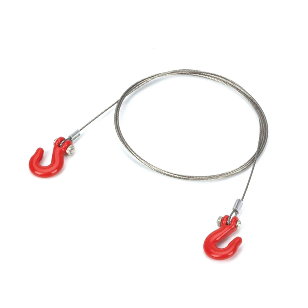 1/10 Scale Metal Tow Hook D-ring Winch Anchor Shackle Chain Recovery Tool for RC Crawler Car Axial SCX10 III  TRX4 TRX6